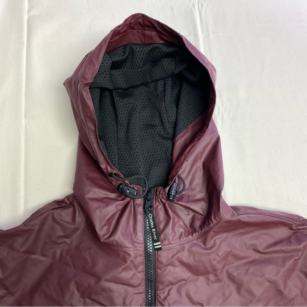 Men's Maroon Hooded Texas A&M Rain Jacket - Picture 5 of 10